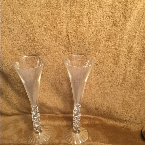 CRISTAL D’ARQUES NWT MILLENNIUM VINTAGE CHAMPAGNE FLUTE SET OF 2 - Picture 6 of 9
